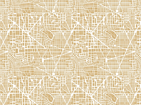 Tan Streets Cityscape Vinyl Wrap Pattern