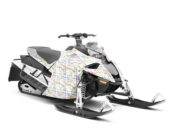 Transfer Available Cityscape Custom Wrapped Snowmobile