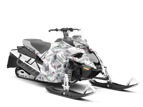 Factory Town Cityscape Custom Wrapped Snowmobile