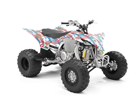Tight Fit Cityscape ATV Wrapping Vinyl