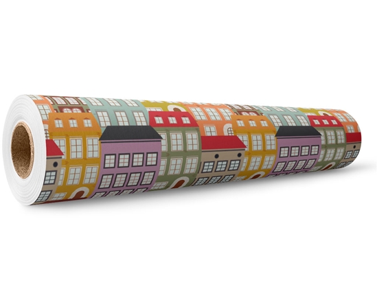 Apartment Hunting Cityscape Wrap Film Wholesale Roll