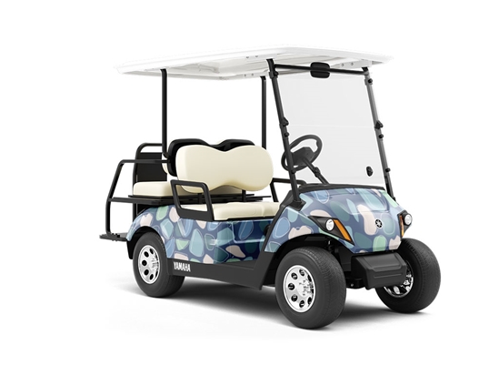 Ocean Floor Cobblestone Wrapped Golf Cart