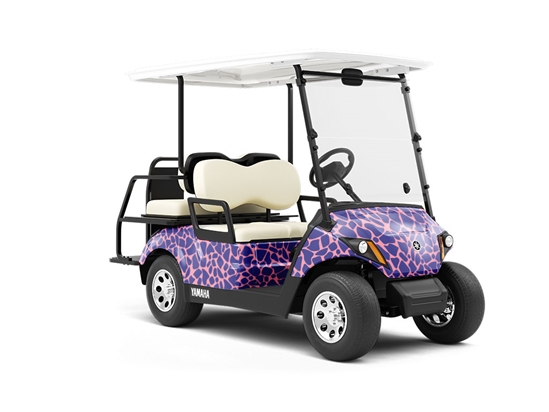 Indigo  Cobblestone Wrapped Golf Cart