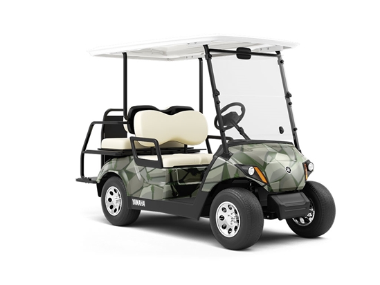 Ingrown Moss Cobblestone Wrapped Golf Cart