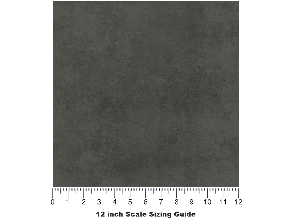 Dark Gray Concrete Vinyl Film Pattern Size 12 inch Scale