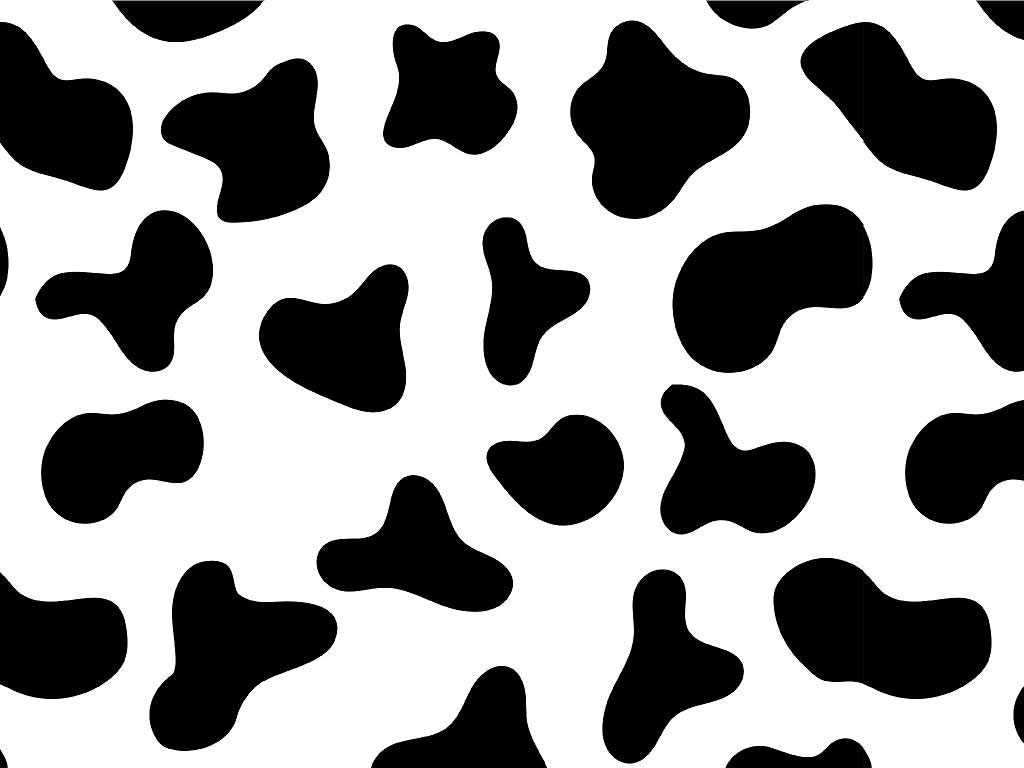 White Cow Vinyl Wrap Pattern
