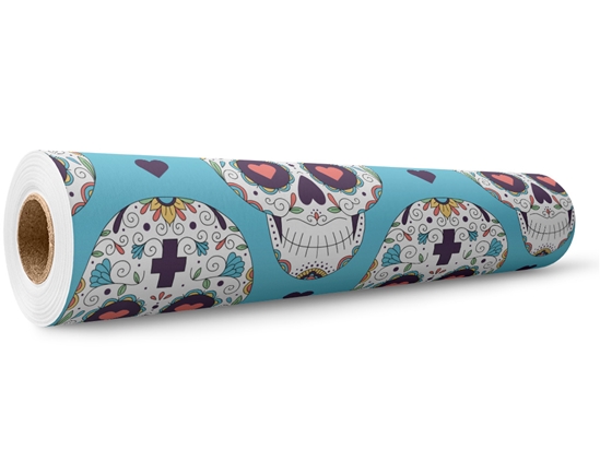 Familial Love Day of the Dead Wrap Film Wholesale Roll