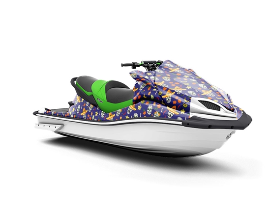 Flavorful Offerings Day of the Dead Jet Ski Vinyl Customized Wrap