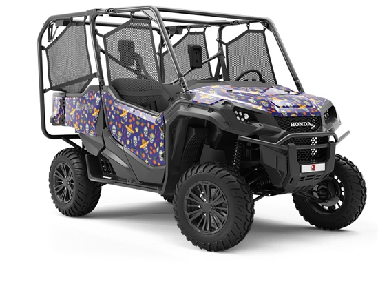 Flavorful Offerings Day of the Dead Utility Vehicle Vinyl Wrap