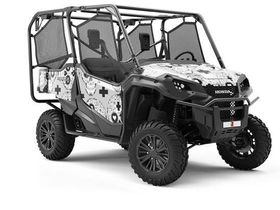Heart Eyes Day of the Dead Utility Vehicle Vinyl Wrap