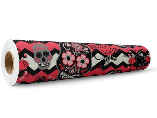 Pink Parents Day of the Dead Wrap Film Wholesale Roll