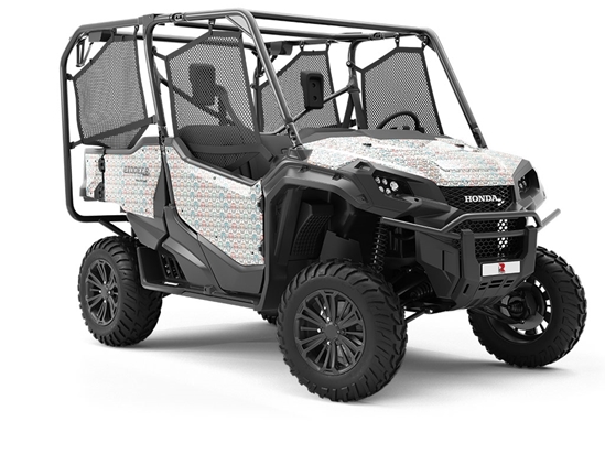 Simple Skulls Day of the Dead Utility Vehicle Vinyl Wrap