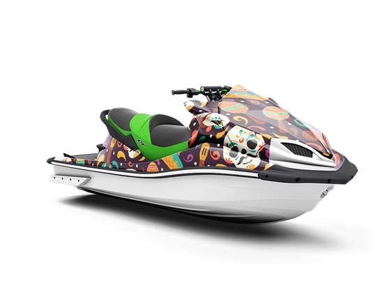 Welcome Home Day of the Dead Jet Ski Vinyl Customized Wrap