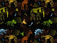 Fossil Faction Dinosaur Vinyl Wrap Pattern