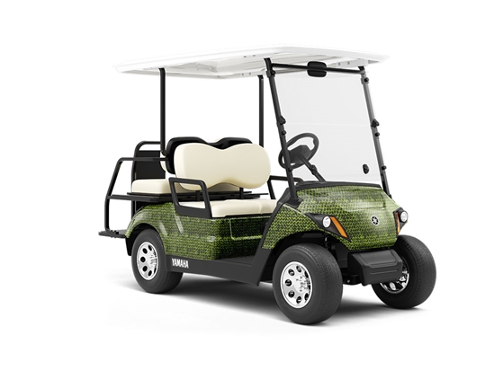 Dino Skin Dinosaur Wrapped Golf Cart