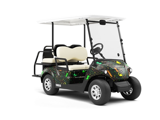 Land Rulers Dinosaur Wrapped Golf Cart