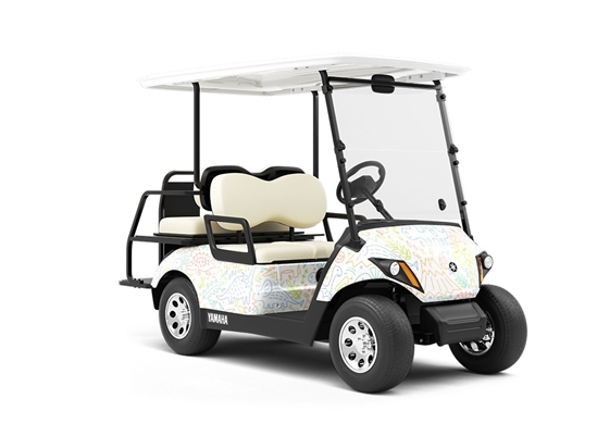 Playroom Pals Dinosaur Wrapped Golf Cart