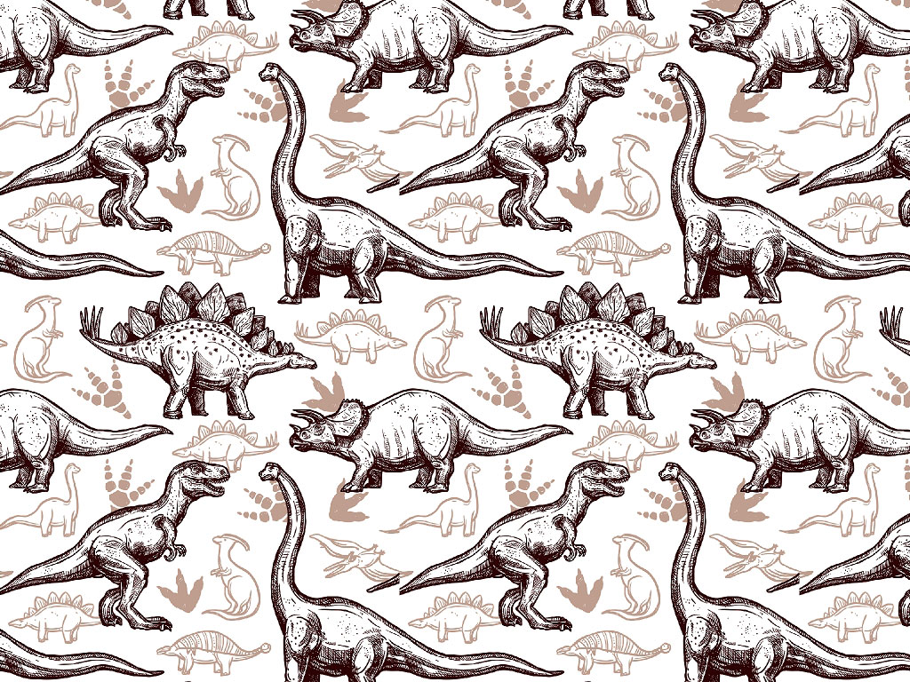 Sketchbook Stories Dinosaur Vinyl Wrap Pattern