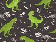 Terrible Tyrannosaurs Dinosaur Vinyl Wrap Pattern