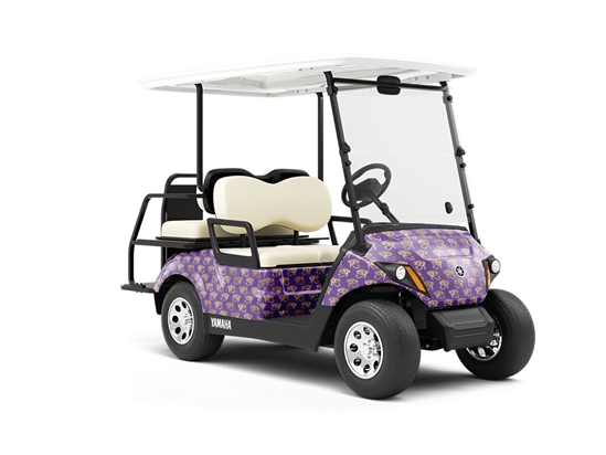 Purple Horace Egyptian Wrapped Golf Cart