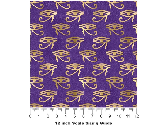 Purple Horace Egyptian Vinyl Film Pattern Size 12 inch Scale