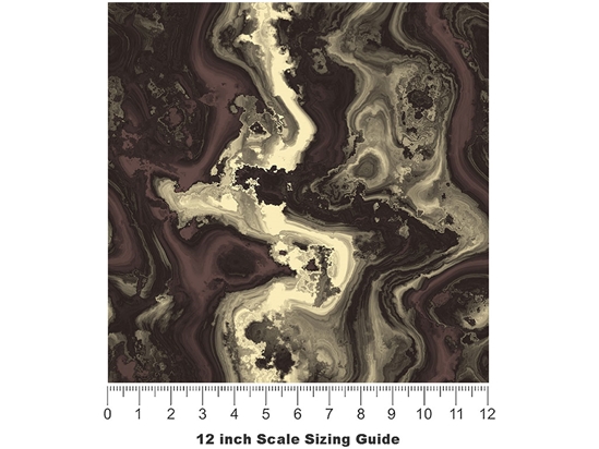 Liquid Gold Epoxy-Resin Vinyl Film Pattern Size 12 inch Scale