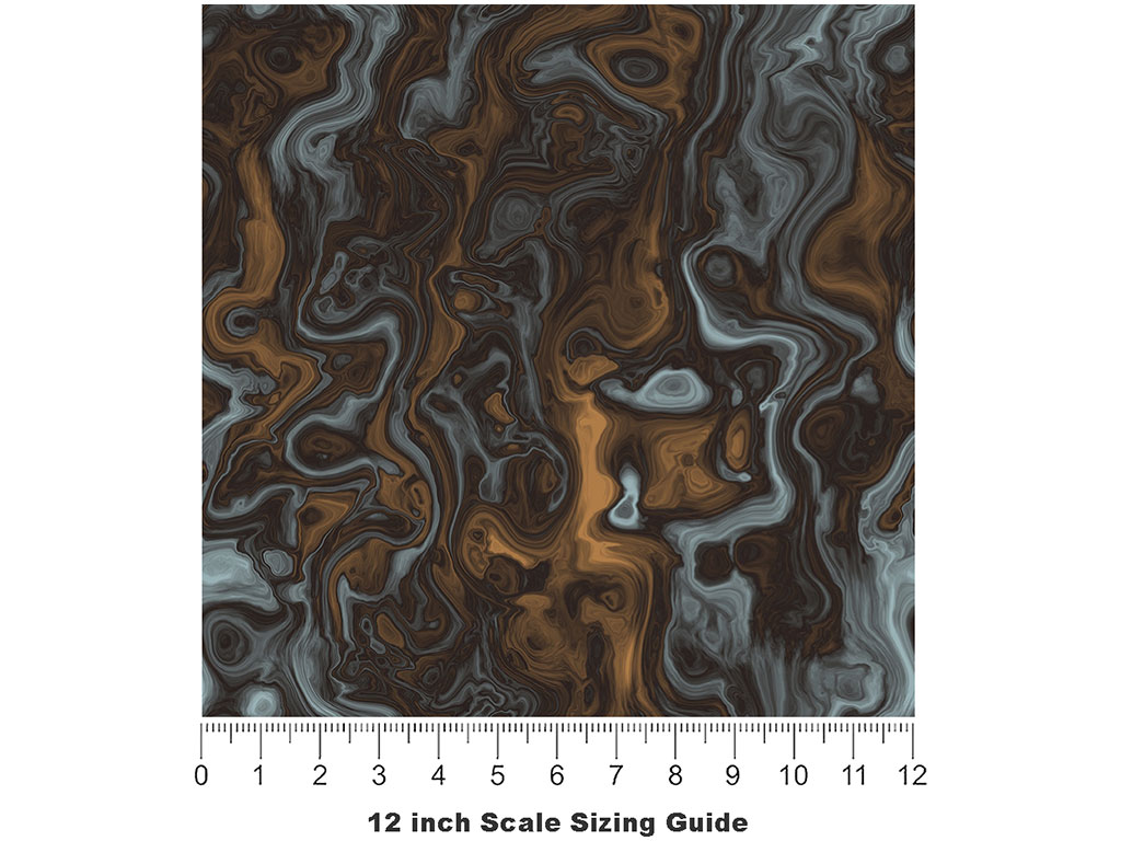 River Oil Epoxy-Resin Vinyl Film Pattern Size 12 inch Scale