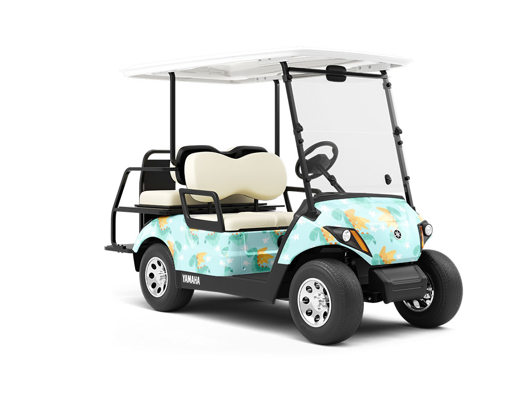 Cuddly Coatyl Fantasy Wrapped Golf Cart