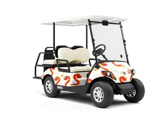Flying Fun Fantasy Wrapped Golf Cart