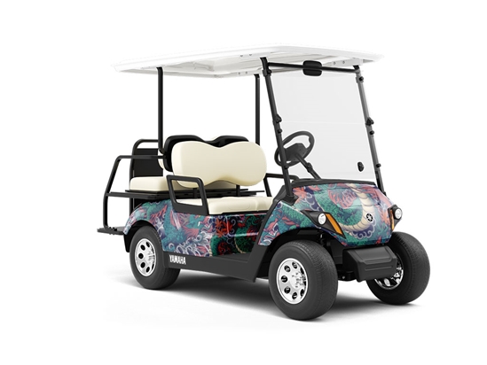 Summon Eternity Fantasy Wrapped Golf Cart