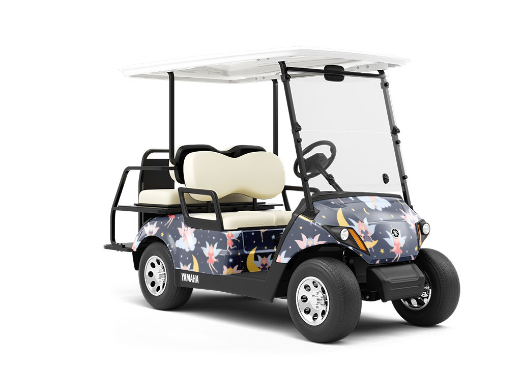Magic Princess Fantasy Wrapped Golf Cart