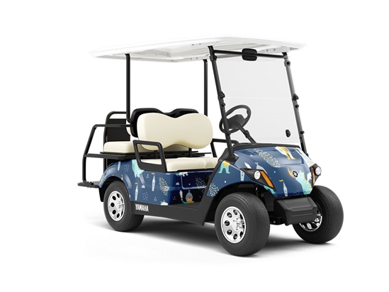 Dreamland Battle Fantasy Wrapped Golf Cart