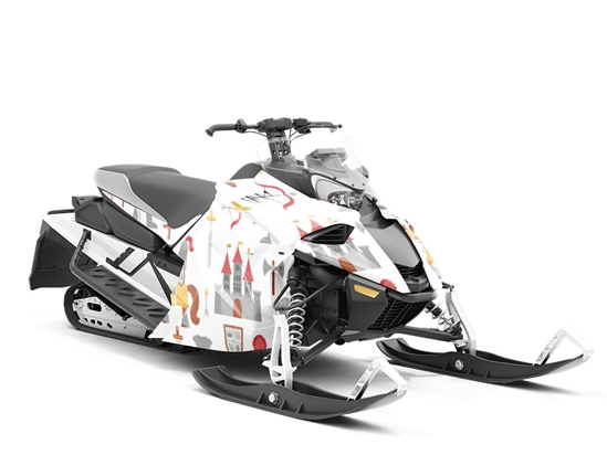 Knight Shift Fantasy Custom Wrapped Snowmobile