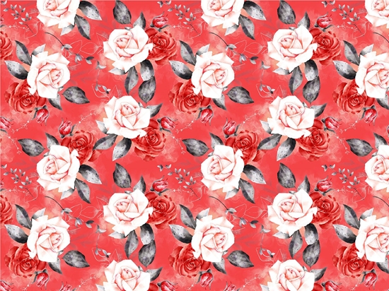 Antoinette Rose Floral Vinyl Wrap Pattern