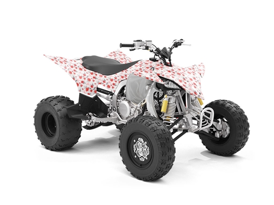 Graceful Rose Floral ATV Wrapping Vinyl