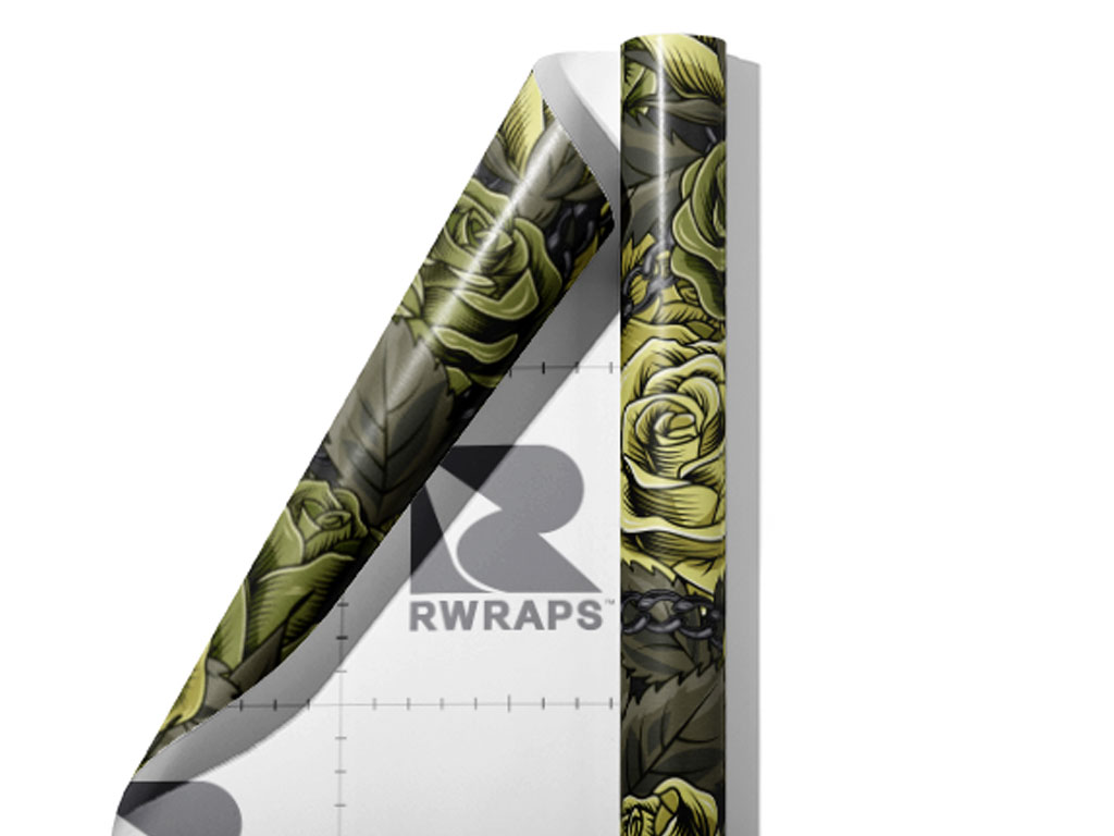 Green Chain Floral Wrap Film Sheets