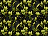 Hidden Ivy Floral Vinyl Wrap Pattern