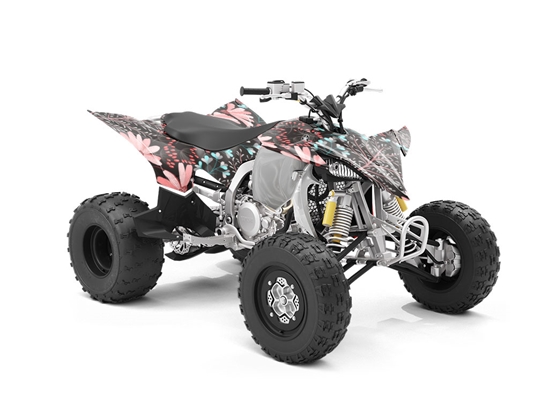 Night Blossoms Floral ATV Wrapping Vinyl
