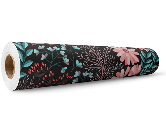 Night Blossoms Floral Wrap Film Wholesale Roll