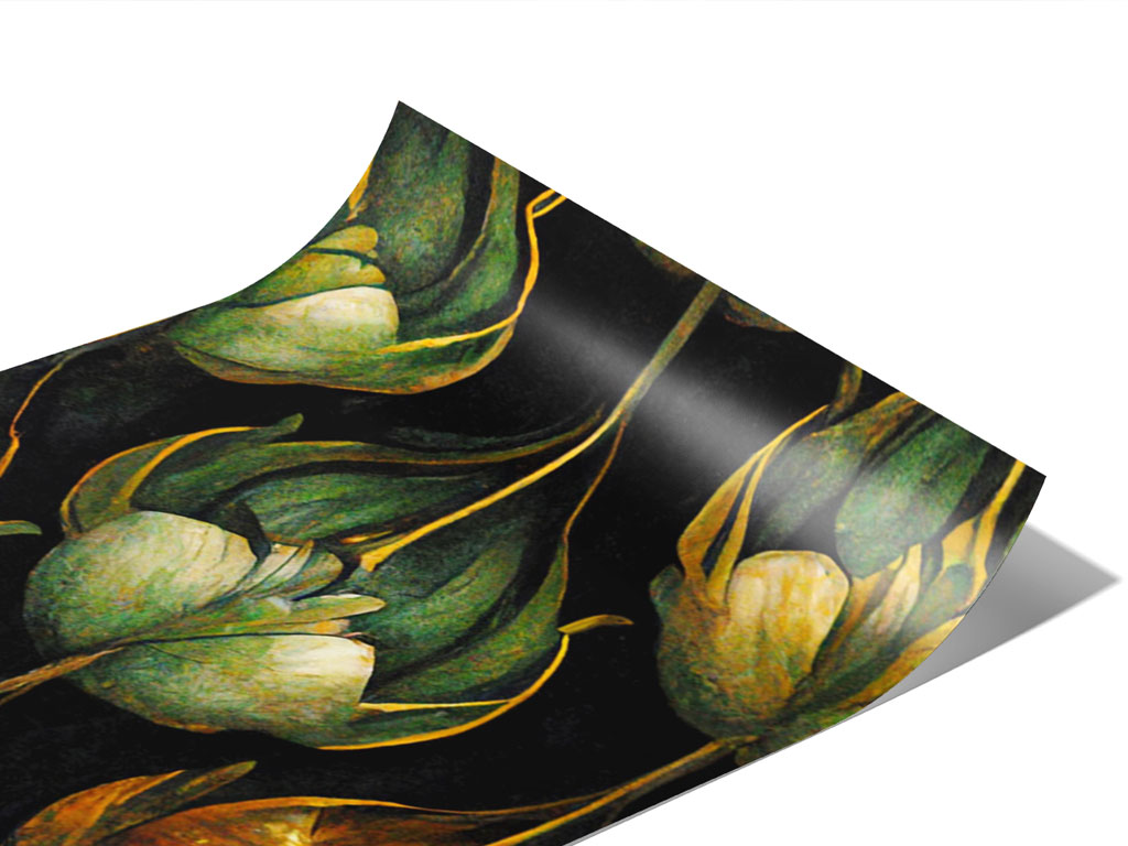 Teardrops Blooming Floral Vinyl Wraps