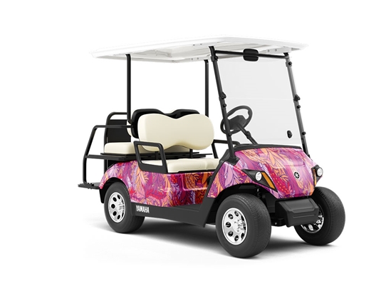 Beautiful Stranger Floral Wrapped Golf Cart