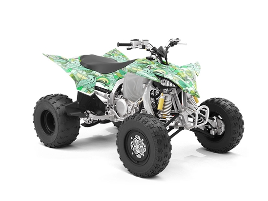 Blessed Island Floral ATV Wrapping Vinyl