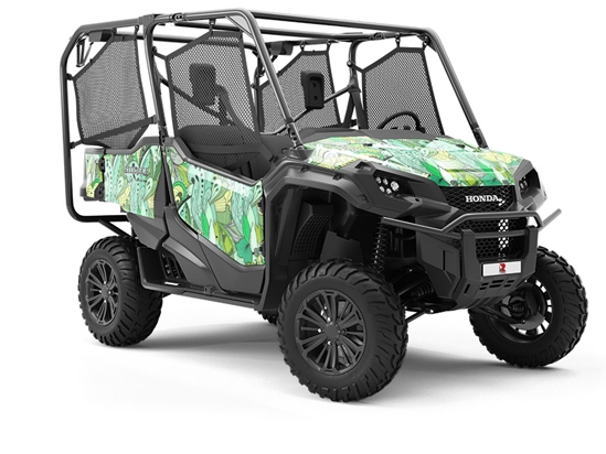 Blessed Island Floral Utility Vehicle Vinyl Wrap