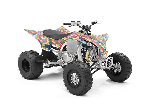 Colorful Chloris Floral ATV Wrapping Vinyl