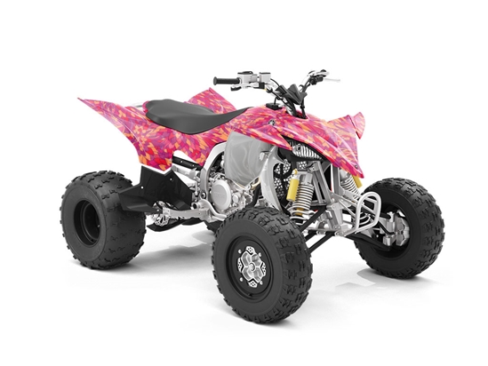 Fiery Eyes Floral ATV Wrapping Vinyl