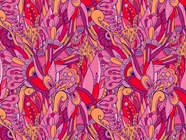 Persephones Pomegranate Floral Vinyl Wrap Pattern