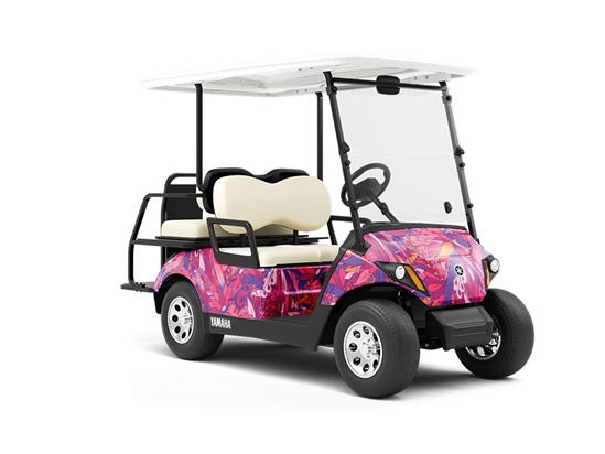 Tomorrows Lies Floral Wrapped Golf Cart
