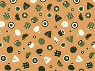 Eat Green Food Vinyl Wrap Pattern