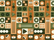 Green Meat Food Vinyl Wrap Pattern