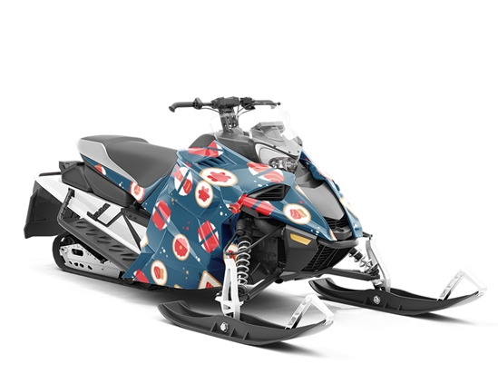 Maguro Madness Food Custom Wrapped Snowmobile